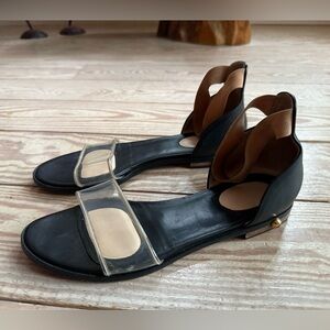 Givenchy black multi robertha sandals size 38 1/2